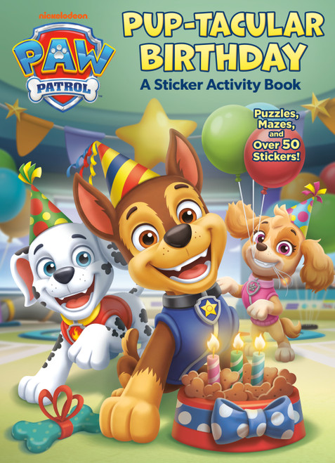 Pup-tacular Birthday: A Sticker Activity Book (PAW Patrol) by Golden Books, Emi Ordás, 9798217235957