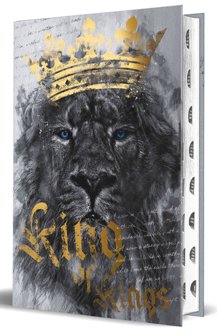 KJV Holy Bible, Large Print Handy Size format, Hardcover, Lion King of Kings, Thumb Index, Ribbon Marker, and Red Letter by KING JAMES VERSION, 9798890985484