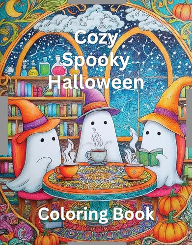 Cozy Spooky Halloween Coloring Book by Rowan Rivers, 9780063516908
