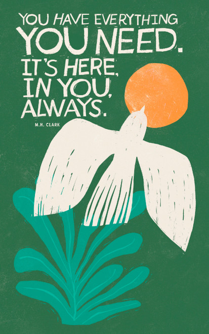 Write Now Journal: "You have everything you need. It's here, in you, always." -M.H. Clark by COMPENDIUM, 9781966077640