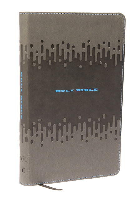 KJV, Bible for Kids, Leathersoft, Charcoal (Thinline Edition) by Thomas Nelson, 9780310763833