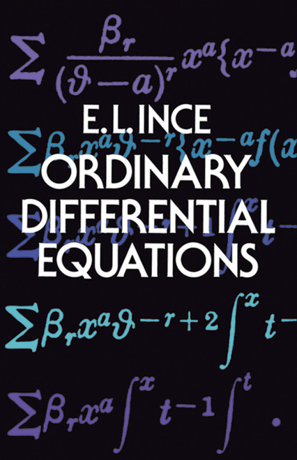 Ordinary Differential Equations - 9780486603490 by Edward L. Ince, 9780486603490