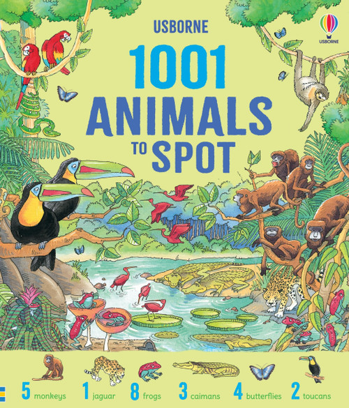 1001 Animals to Spot by Gillian Doherty, Ruth Brocklehurst, Teri Gower, 9781836050100