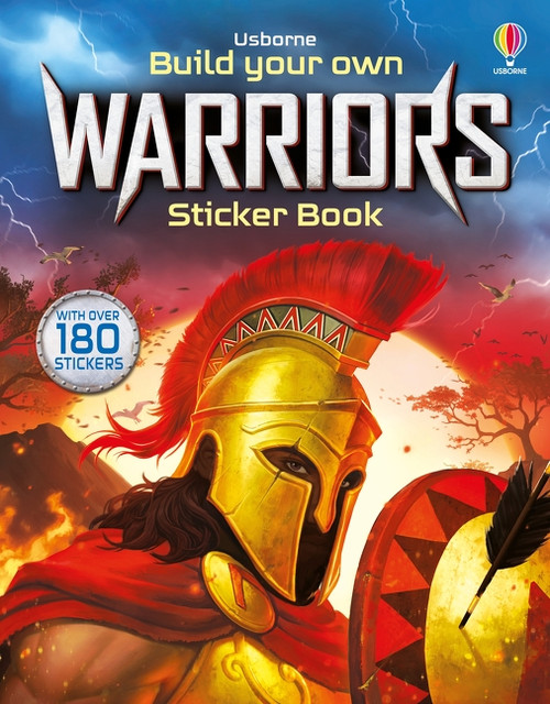 Build Your Own Warriors Sticker Book by Simon Tudhope, Gong Studios, 9781836052593
