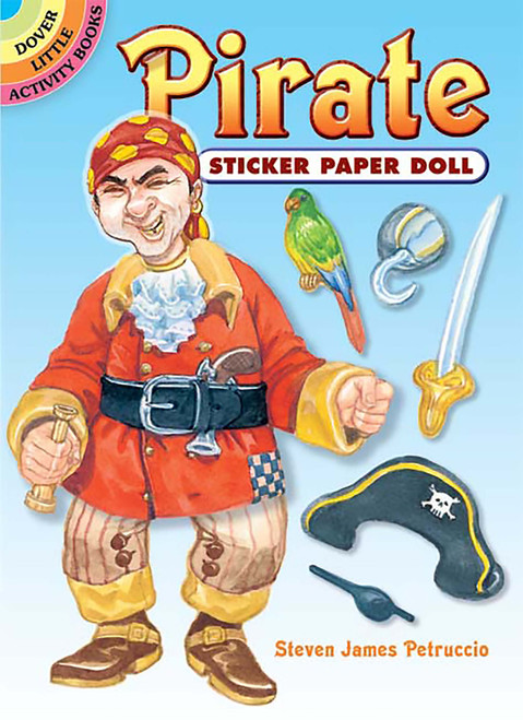 Pirate Sticker Paper Doll (Miniature Edition) by Steven James Petruccio, 9780486451695