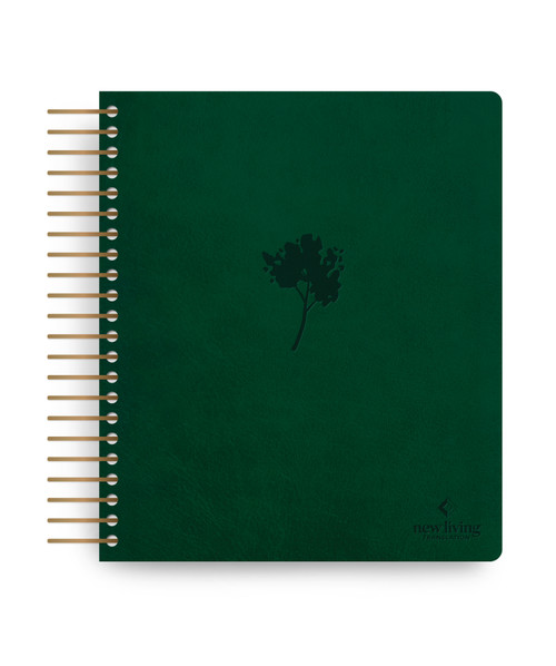 NLT Spiral-Bound Notetaking Bible, Filament Enabled (Hardcover LeatherLike, Forest Green) by Tyndale, New Living Translation, 9798400526008
