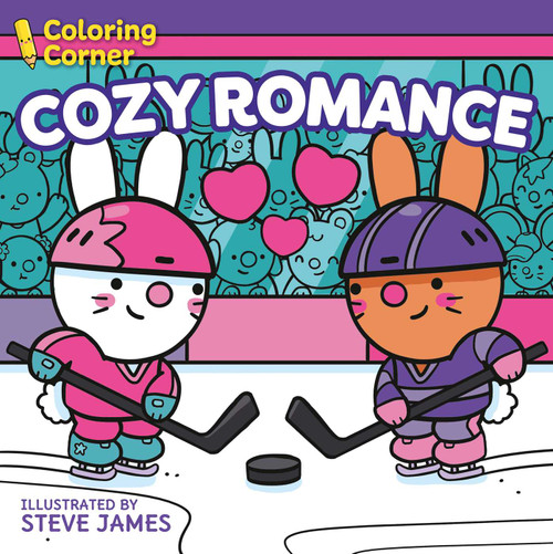 Coloring Corner Cozy Romance by James, 9781398880863