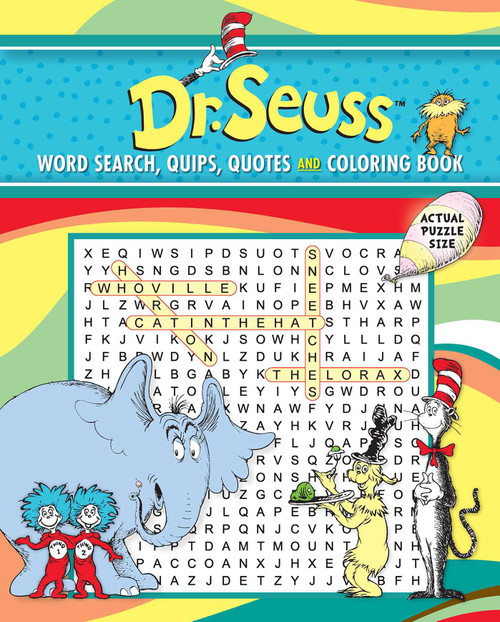 Dr. Seuss Word Search, Quips, Quotes and Coloring Book by Editors of Thunder Bay Press, 9781667214467