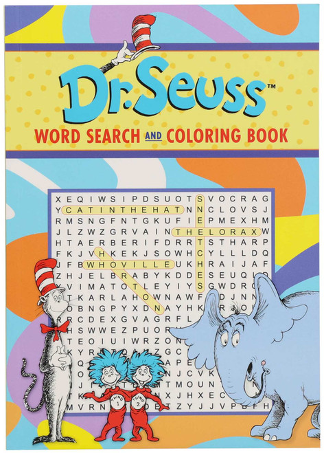 Dr. Seuss Word Search and Coloring Book by Editors of Thunder Bay Press, 9781667214528