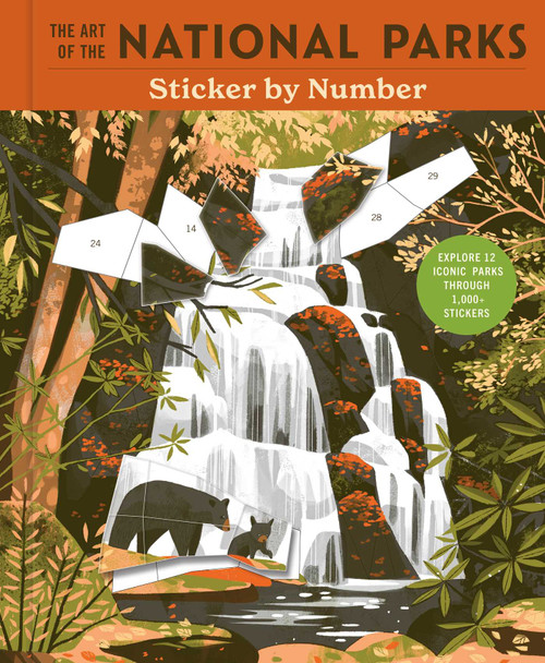 The Art of the National Parks Sticker by Number (Explore 12 Iconic Parks Through 1000+ Stickers) by Fifty-Nine Parks, 9798887622286