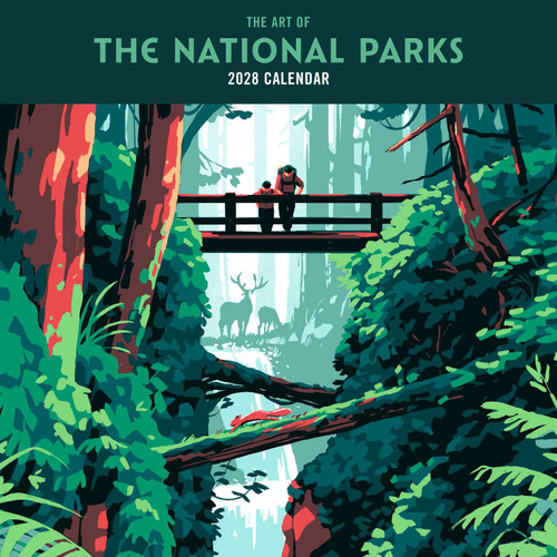2028 The Art of the National Parks Wall Calendar by Fifty-Nine Parks, 9798887622293