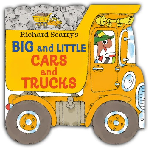 Richard Scarry's Big and Little Cars and Trucks (Miniature Edition) by Richard Scarry, 9798217234684