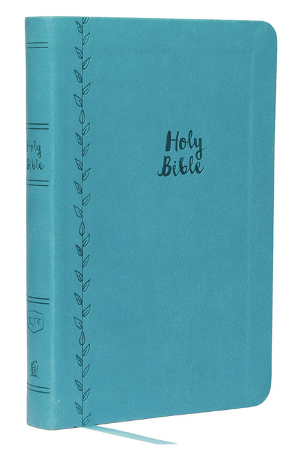 KJV Holy Bible: Value Large Print Thinline, Teal Leathersoft, Red Letter, Comfort Print: King James Version by Thomas Nelson, 9780718098087