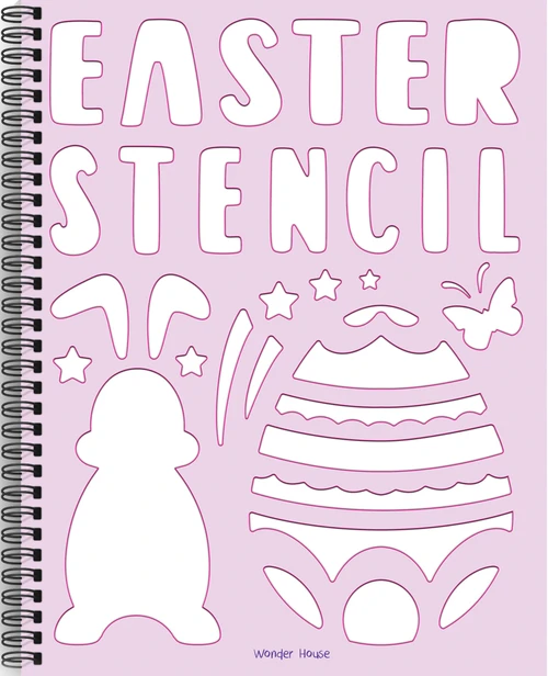 Easter Stencil Book by Wonder House Books, 9789358563528
