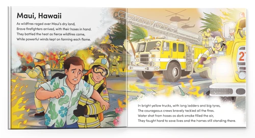 Red, White and Blue : Great American Firefighters by Wonder House Books, 9789370892439