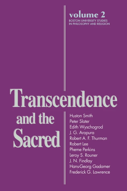 Transcendence and the Sacred by Alan Olson, 9780268018887