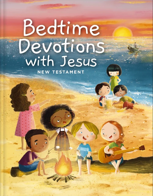 Bedtime Devotions with Jesus New Testament, ICB: Devotions to Share with Your Child from Every Chapter of the New Testament (Ages 4-8), Hardcover by Thomas Nelson, 9781400353798