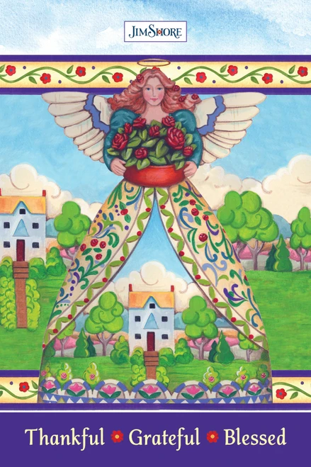 Thankful, Grateful, Blessed Mini Notebook (Miniature Edition) by Jim Shore, 9781641781602