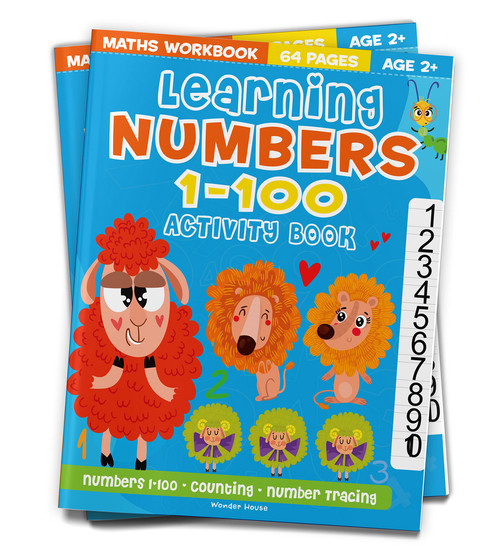 Learning Numbers 1-100 Activity Book by Wonder House Books, 9789354404962