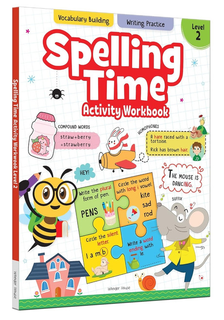 Spelling Time Activity Workbook (Book 2) (Miniature Edition) by Wonder House Books, 9789354407697