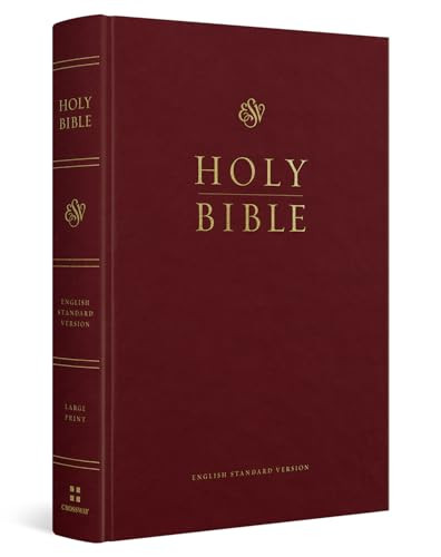 ESV Pew and Worship Bible, Large Print (Hardcover, Burgundy) by , 9798874906665