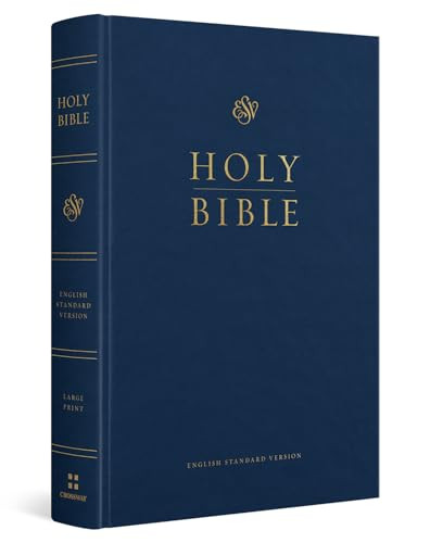 ESV Pew and Worship Bible, Large Print (Hardcover, Blue) by , 9798874906672