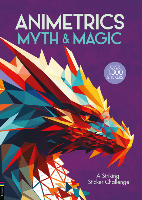Animetrics Myth and Magic (A Kaleidoscopic Sticker Mosaic Challenge) by Max Jackosn, Barbara Ward, 9781837252633