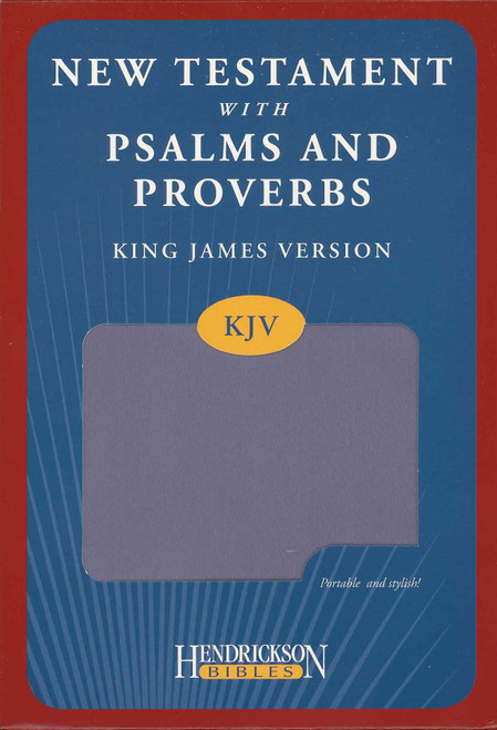 KJV New Testament with Psalms and Proverbs (Flexisoft, Lavender) (Miniature Edition) by Hendrickson Publishers, 9781598568110