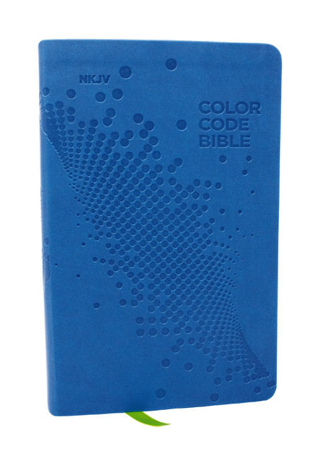 NKJV, Color Code Bible for Kids, Blue Leathersoft, Comfort Print by Thomas Nelson, 9781400336036
