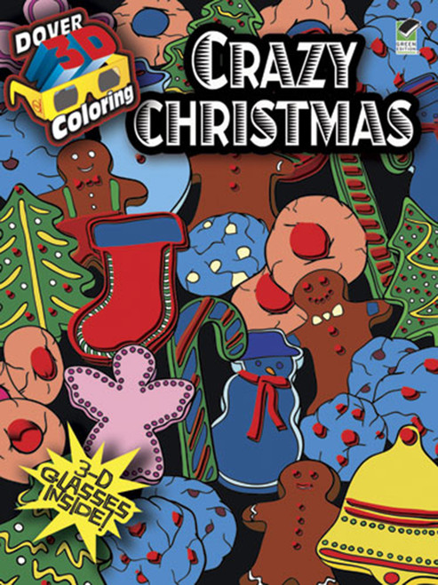 3-D Coloring Book--Crazy Christmas by Jessica Mazurkiewicz, 9780486484099