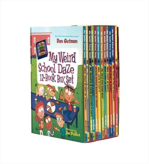 My Weird School Daze 12-Book Box Set (Books 1-12) by Dan Gutman, Jim Paillot, 9780062288912