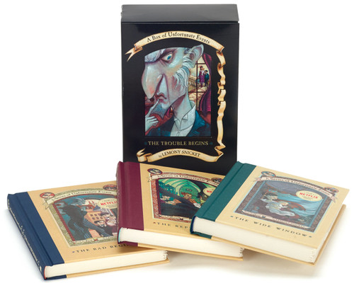 A Series of Unfortunate Events Box: The Trouble Begins (Books 1-3) by Lemony Snicket, Brett Helquist, 9780060298098