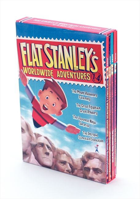 Flat Stanley's Worldwide Adventures #1-4 Box Set by Jeff Brown, Macky Pamintuan, 9780062365934