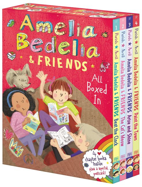 Amelia Bedelia & Friends Chapter Book Box Set #1: All Boxed In by Herman Parish, Lynne Avril, 9780063023192