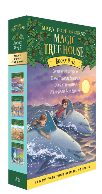 Magic Tree House Volumes 9-12 Boxed Set (Dolphins at Daybreak; Ghost Town at Sundown; Lions at Lunchtime; Polar Bears Past Bedtime) by Mary Pope Osborne, Sal Murdocca, 9780375825538
