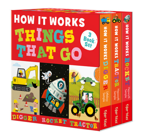 How it Works: Things That Go 3-Book Boxed Set (Digger; Rocket; Tractor) by Amelia Hepworth, Molly Littleboy, David Semple, 9781664351486
