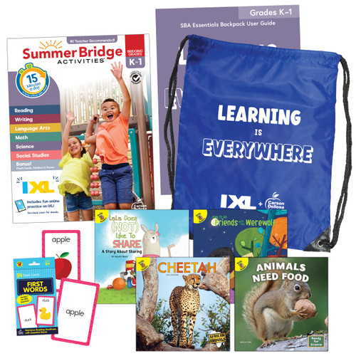 Summer Bridge IXL Backpack K-1 by Summer Bridge Activities, Carson Dellosa Education, Rourke Educational Media, 9781483875095