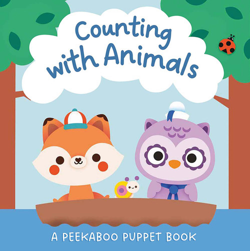Counting with Animals: A Peekaboo Puppet Book (Includes Board Book and Glove with 5 Finger Puppets!) by Yoyo Books, Luli Bunny, 9789465055626