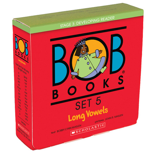 Bob Books - Long Vowels Box Set of 8 Paperbacks | Decodable Phonics Books, Ages 4 and up, Kindergarten, First Grade (Stage 3: Developing Reader) by Bobby Lynn Maslen, John R. Maslen, 9780439865418