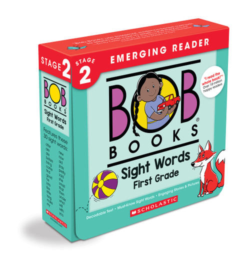 Bob Books - Sight Words First Grade Box Set of 10 Paperbacks | Decodable Phonics Books, Ages 4 and up, First Grade, Flashcards by Lynn Maslen Kertell, Thiago Buzzy, 9780545019248