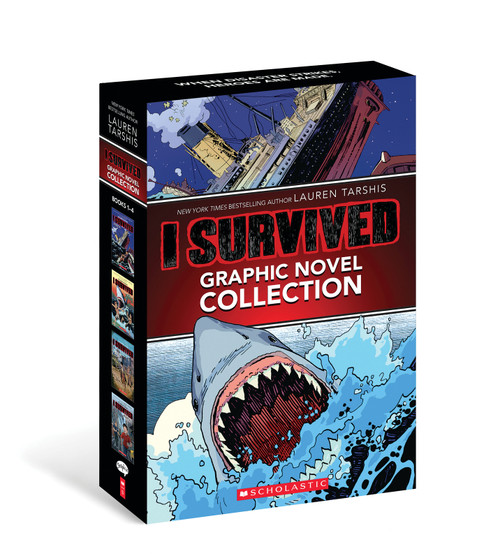 I Survived Graphic Novels #1-4 Box Set by Lauren Tarshis, Haus Haus Studio, Álvaro Sarraseca, Corey Egbert, 9781338787917