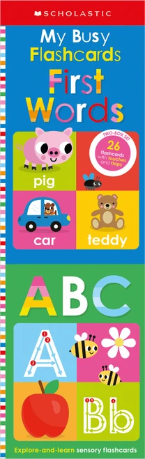 My Busy Flash Cards First Words and ABC: Scholastic Early Learners by Scholastic, 9798225014155