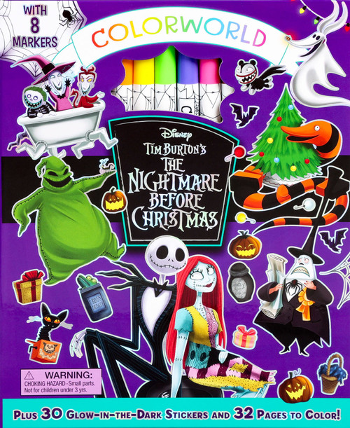 ColorWorld: Disney Tim Burton's Nightmare Before Christmas by Editors of Studio Fun International, 9780794455033