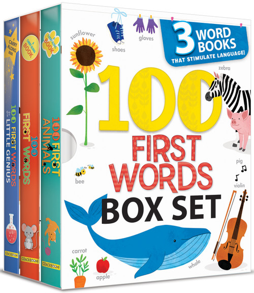 My First Library 100 Words Book Set: 3 Early Learning Board Books for Toddlers | Includes 100 First Words, 100 First Animals & 100 First Words for Your.. by CrackBoom! Books, Anne Paradis, Annie Sechao, Anne Paradis, Annie Sechao, 9782898023316