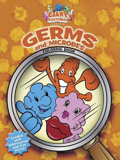 GIANTmicrobes--Germs and Microbes Coloring Book by GIANTmicrobes®, David Cutting, 9780486780184
