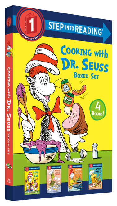 Cooking with Dr. Seuss Step into Reading 4-Book Boxed Set by Bonnie Worth, Tish Rabe, Courtney Carbone, Sonali Fry, 9780593645208