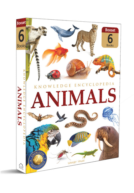 Animals: Collection of 6 Books (Knowledge Encyclopedia For Children (Box Set)) by Wonder House Books, 9789354400322