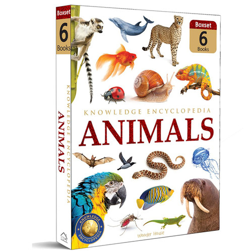 Animals - Collection of 6 Books : Knowledge Encyclopedia For Children (Box Set) by Wonder House Books, 9789354400322