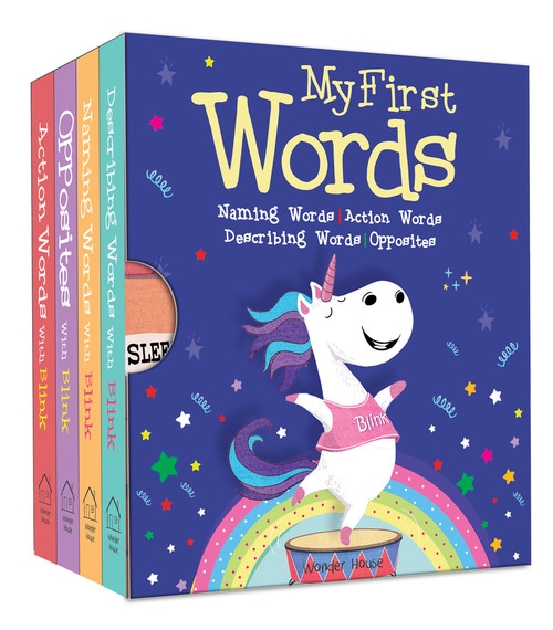 My First Words (Box Set of 4 Board Books) (Miniature Edition) by Farzana Sarup, 9789354406072