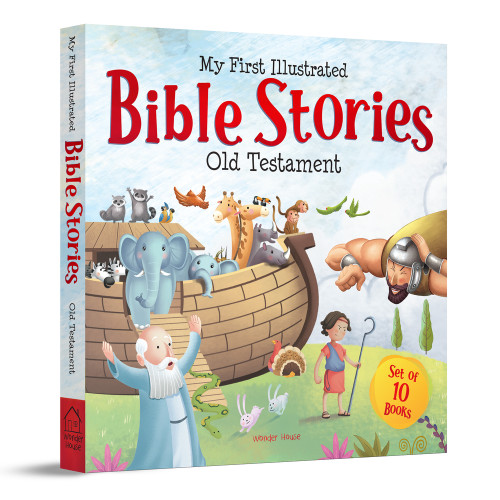My First Illustrated Bible Stories from Old Testament (Boxed Set of 10) by Wonder House Books, 9789354407475